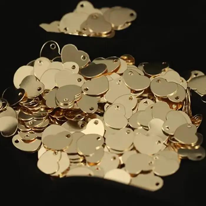 Pendentif coeur rempli d'or 14 carats