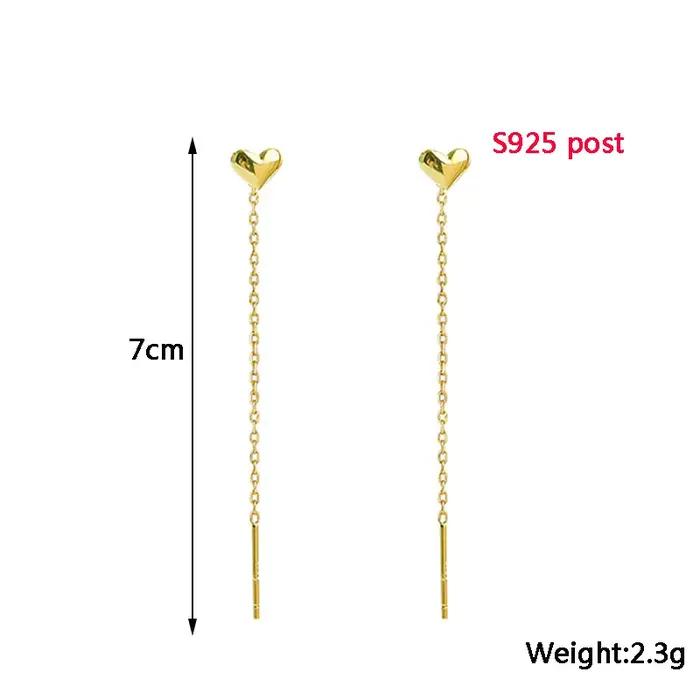 Boucles d'oreilles à pampilles longues pour femmes