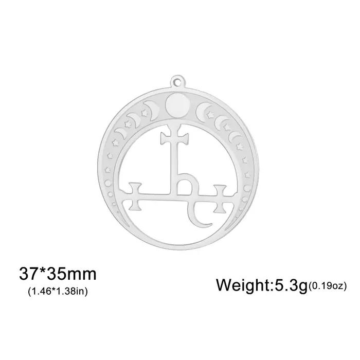Mythologie païenne Sigil de Lilith collier Sigil de Lilith pendentif collier ésotérique Talisman Wic