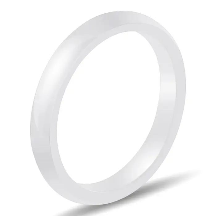 Bague en céramique lisse pour femmes, moderne et élégante, tracker de sommeil intégré, pour mariage et occasions spéciales