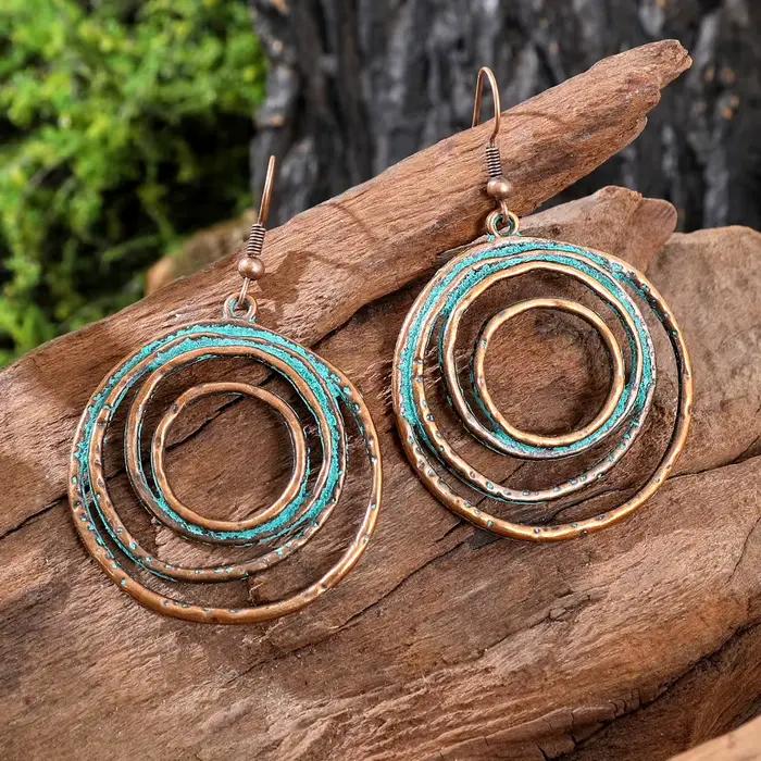 Ensemble de bijoux de style bohème pour les vacances : Ensemble de 3 pièces comprenant un collier av