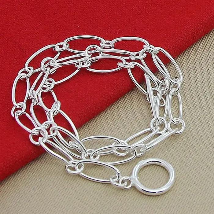 Aravant-Collier simple en argent 925 pour femme, bijoux fantaisie, accessoires