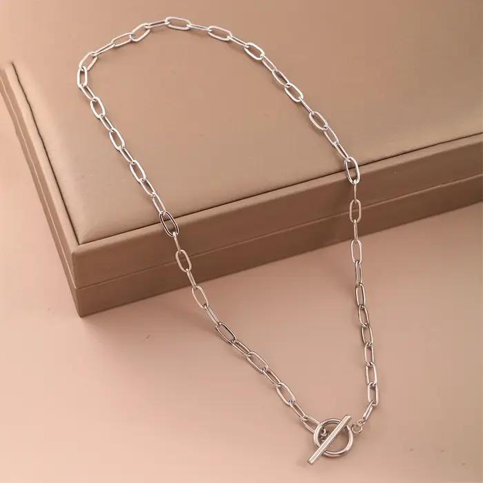 Bijoux en acier inoxydable ras du cou collier pour femme