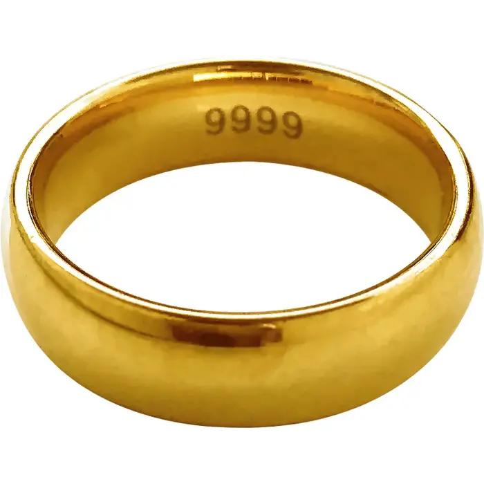 Bague Plaqué Or group 100% Pur pour Homme et Femme