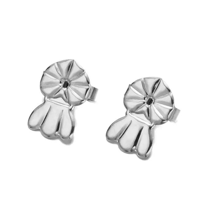 10 paires de boucles d'oreilles en acier inoxydable doré
