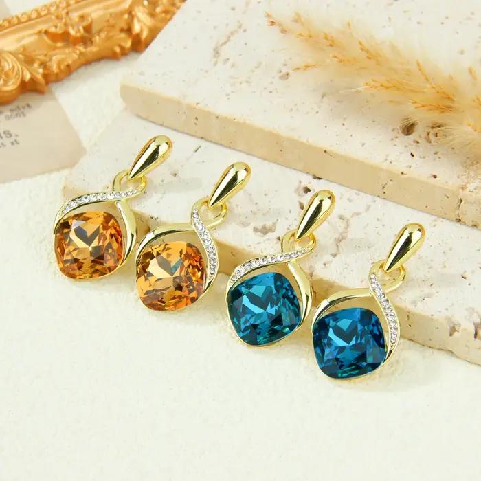 Ensemble de bijoux en cristal de mode de Dubaï