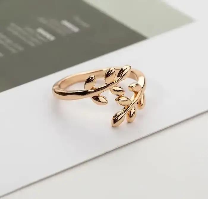Bagues Vintage couleur or Rose pour femmes, mode Punk ovale creux Design réglable, bijoux cadeaux