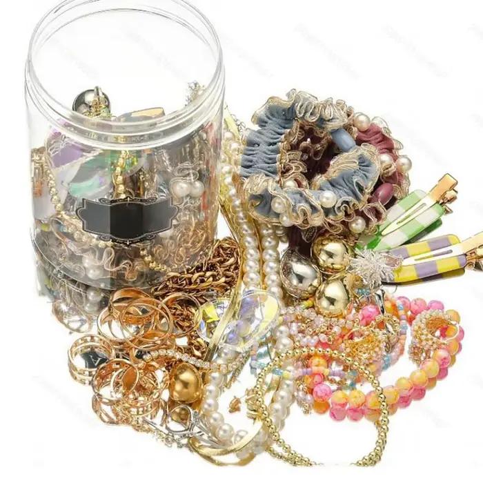 Coffret Cadeau de Bijoux : Assortiment Vintage Mystère pour Femme – Ensemble Surprise Mixte avec Colliers, Boucles d'Oreilles et Bagues