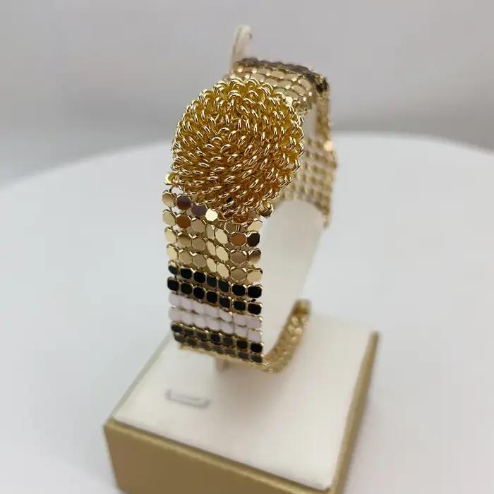 Yuminglai Dubai ensemble de bijoux plaqués or pour femmes boucles d'oreilles Bracelet bagues cadeaux de fête de mariage