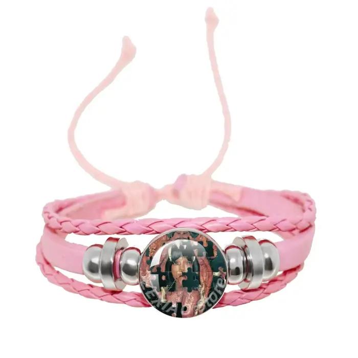 Bracelet Melanie M-Martinez HADES SACRIFICE, pendentif en verre cabochon, bracelet rose, bijoux à breloques, cadeaux créatifs