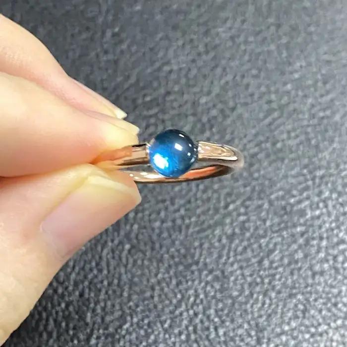 Bague Candy Style en plaqué or rose avec cristal multicolore pour femmes, alliance de mariage et bijoux de mode pour occasions spéciales