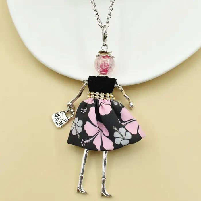 Collier pendentif Rick de dessin animé mignon pour femme, bijoux artisanaux faits à la main, accesso