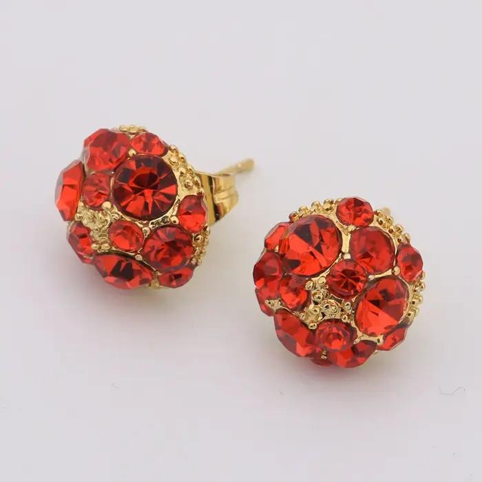Ensemble de bijoux de luxe couleur or pour femmes, mode de mariée, micro incrusté de cristal, boucles d'oreilles, collier, cadeau de banquet africain de mariage, soirée de gala, occasion spéciale