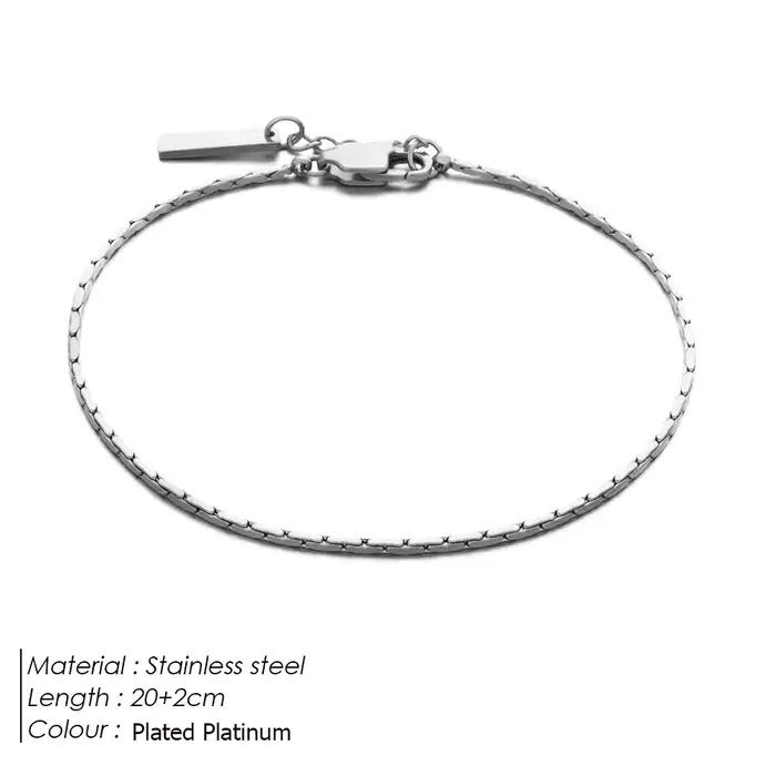 Bracelet en métal et acier inoxydable pour hommes, tendance, nouveau Bracelet d'amitié personnalisé qui ne se décolore pas