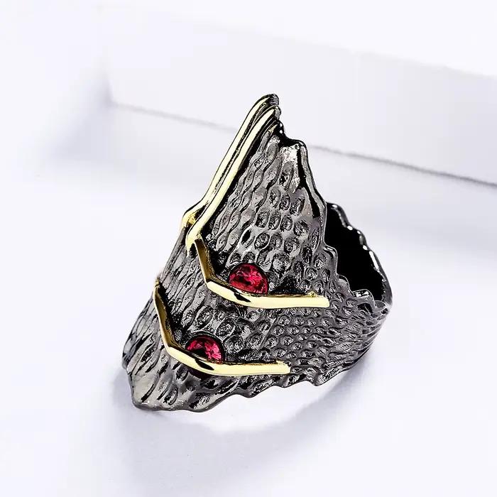 Bague zirconium moderne en argent 925 pour femmes style ethnique bijou créatif occasionnelle festive partenaire