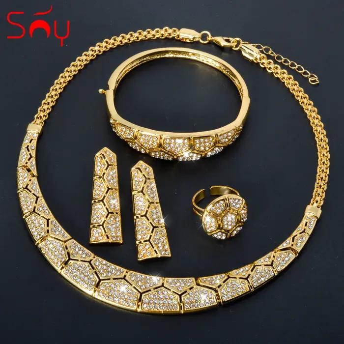 Sunny – ensemble de bijoux de mariée en Zircon d'acorite