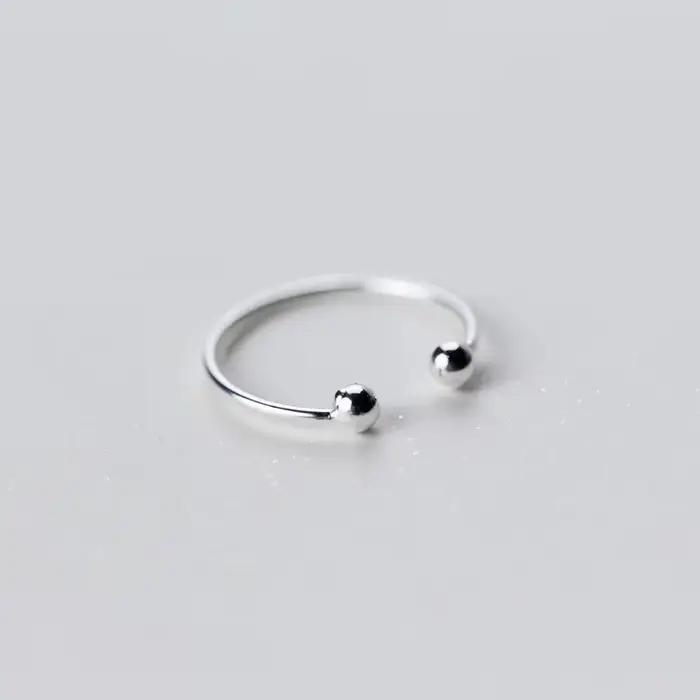 La Monada – bagues femme en argent 925 véritable, 46-50mm, mode, bague femme, pour filles, minimalis