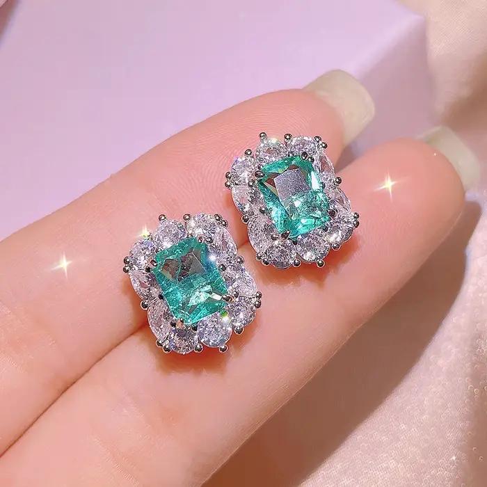 Paraiba-Ensemble de bijoux princesse Bling pour femme