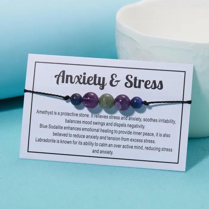 Bracelet en perles d'oeil de tigre en pierre naturelle pour hommes et femmes, perles de cristal fait