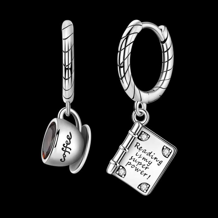 Boucles d'oreilles créoles Huggie en argent sterling 925