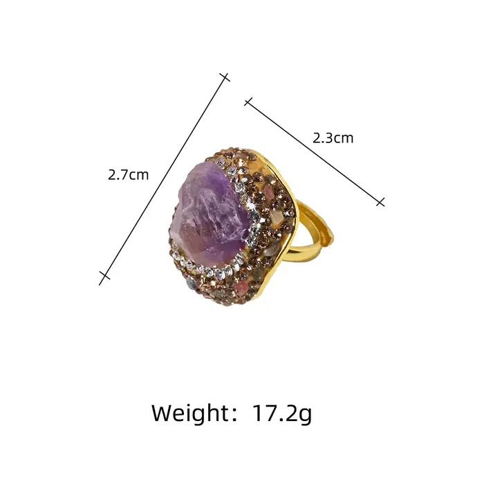 Bague Tourmaline Naturelle Incrustée d'Alanding Yst pour Femme, Bijoux de Banquet Simples, Mode Personnalisée, Élégant, Luxe, GR0412