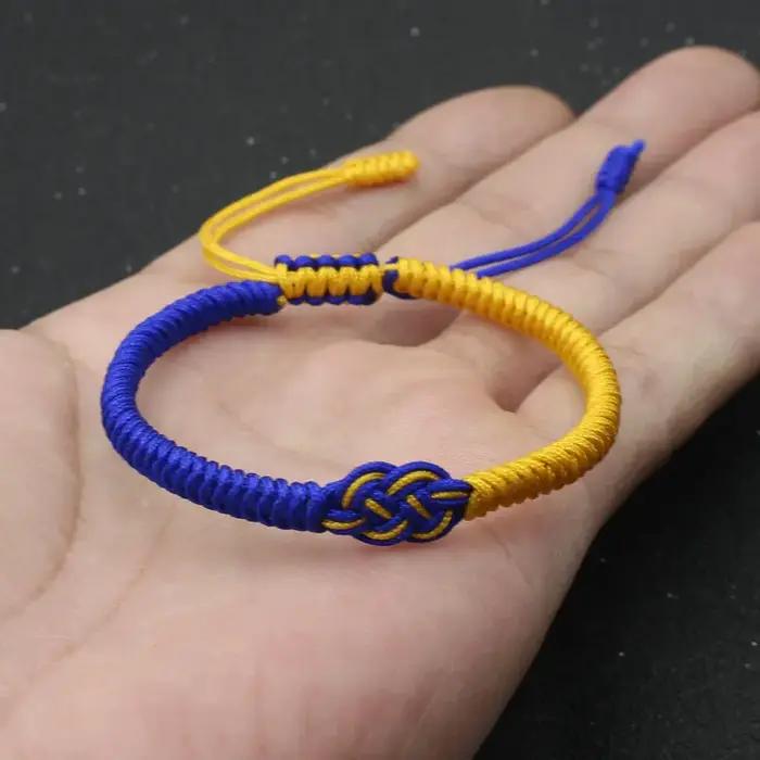 Bracelet Ukrainien Tressé Main Élégant Pour Hommes et Femmes Occasions Spéciales Traditionnels Bonheur Chinois Occasions Fêtes Anniversaires Présent Elégance Style Distinctif