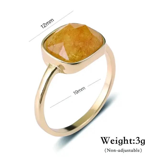 Anneaux de perles de pierre enveloppés pour femmes, cristal de guérison, quartz, lave, ystes d'atterrissage, cercle, bague de doigt, fête, bijoux de mariage, cadeau