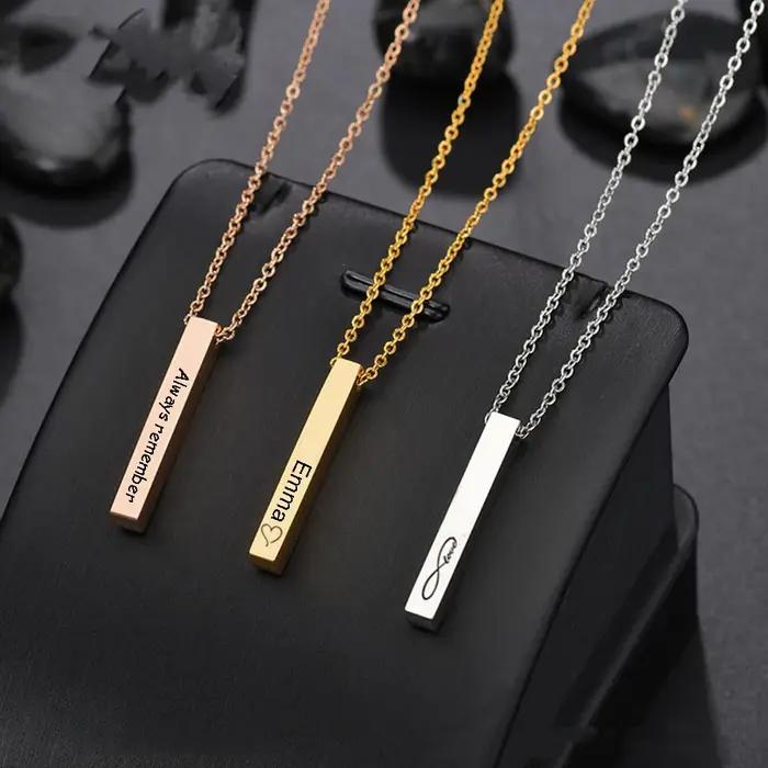 Bracelet de Manchette Personnalisé en Acier Inoxydable avec Gravure de Texte, Phrase Motivante ou Déclaration d'Amour pour Occasions Spéciales Femme