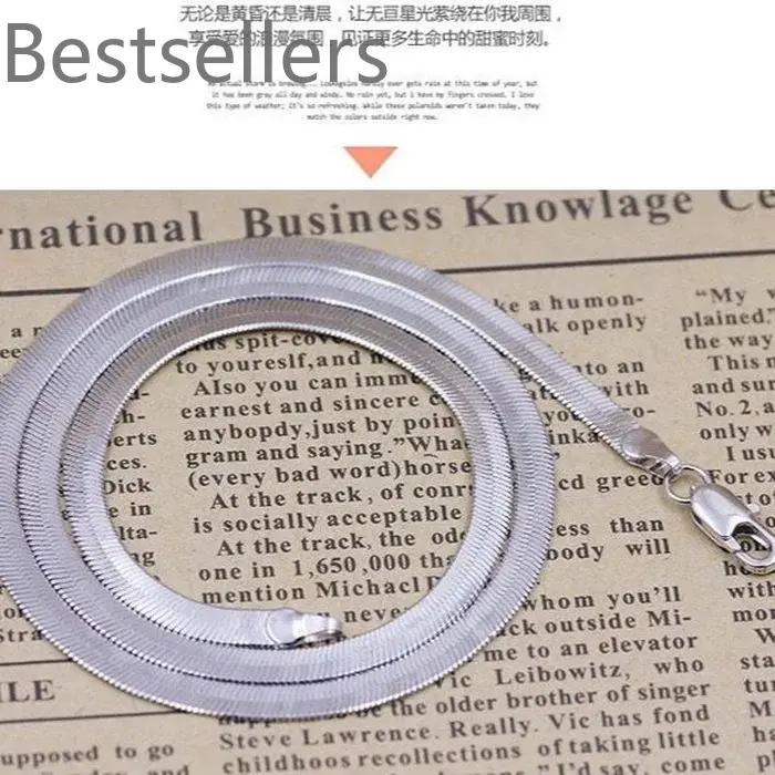 Collier chaîne en argent 925 de 4MM pour femmes