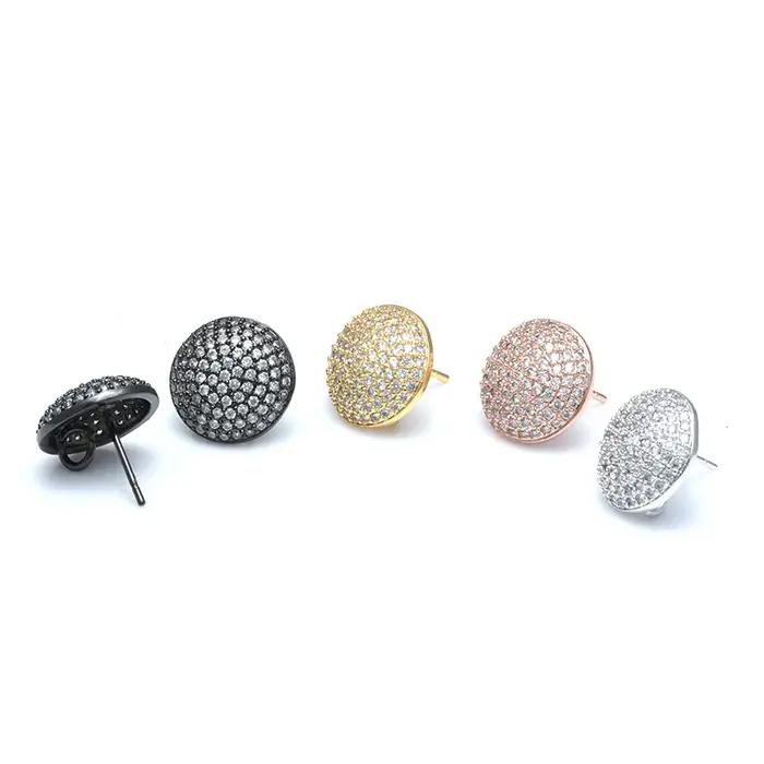Boucles d'Oreilles en Plaqué Or 18K de 12mm/14mm pour Femme, Accessoires de Bijoux Intemporels et Luxe Occasions Spéciales