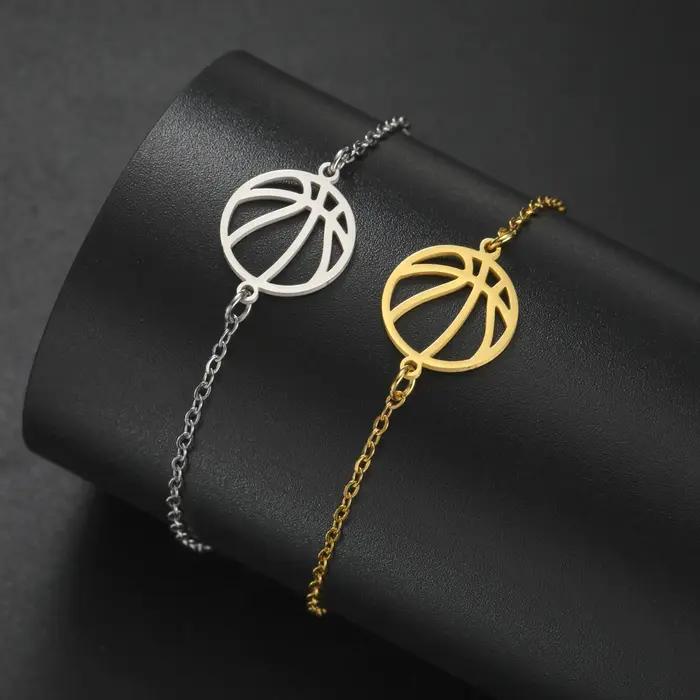 Bracelet en acier inoxydable JOBracelets pour femmes, design sportif et élégant, cadeau pour occasions spéciales