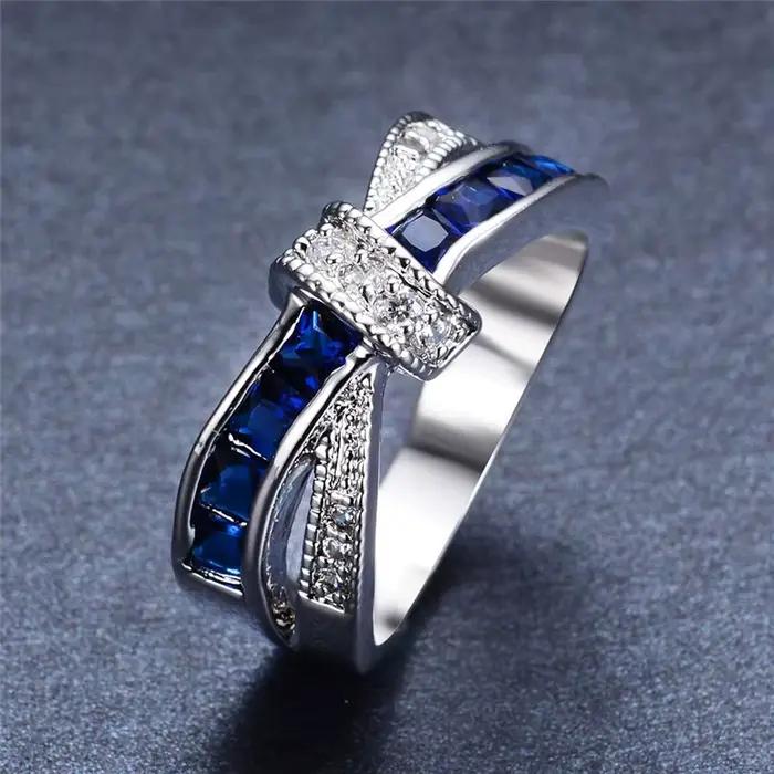 Bagues en argent Sterling 925 et diamant pour femmes