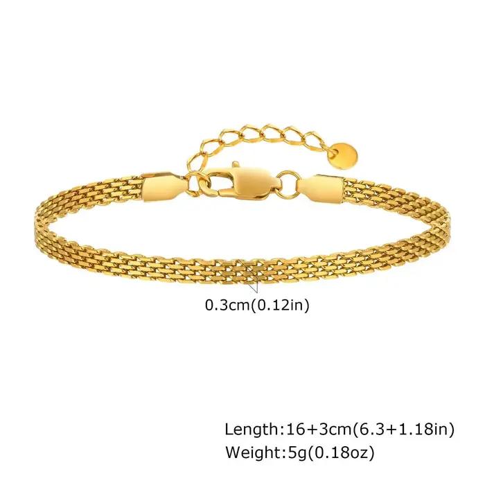 Bracelet élégant en zircone cubique pour femmes, chaîne papillon en acier inoxydable plaqué or 18 carats, ensemble de bijoux de fiançailles de mariage