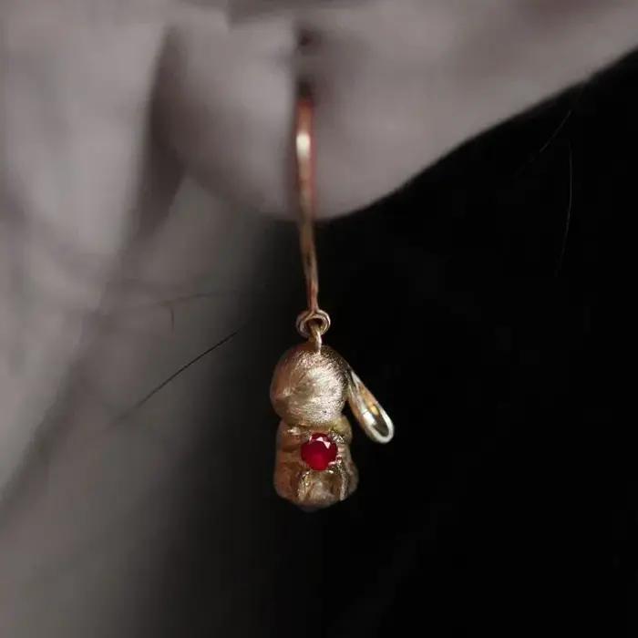 Ensembles de bijoux en forme de lapin mignon et exquis