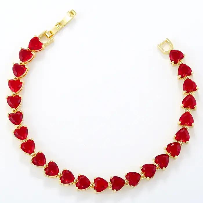 ZHUKOU-Collier plaqué or 18 carats avec pierres précieuses incrustées pour femme, bracelet de luxe, accessoires de dîner à la mode, bijoux pour dames, VL564, VL565