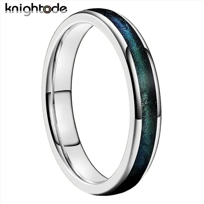Bague de mariage pour femme en carbure de tungstène 4 mm