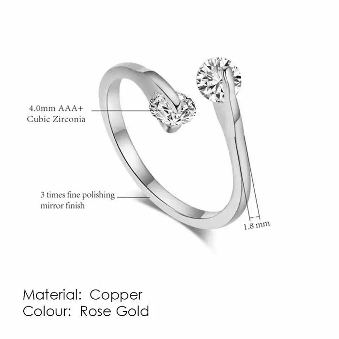ALIZERO 925 bague en argent Sterling AAAAA Zircon pour femmes bagues de fiançailles mariée éternité bande bijoux de mariage