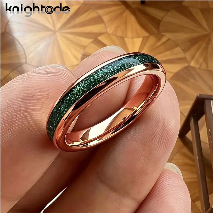 Bague de mariage pour femme en carbure de tungstène 4 mm