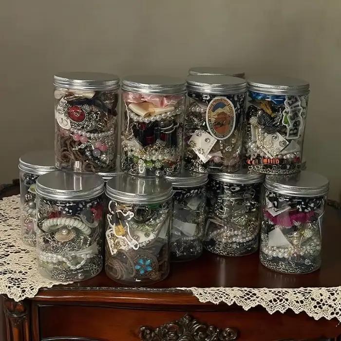 Coffret Cadeau de Bijoux : Assortiment Vintage Mystère pour Femme – Ensemble Surprise Mixte avec Colliers, Boucles d'Oreilles et Bagues