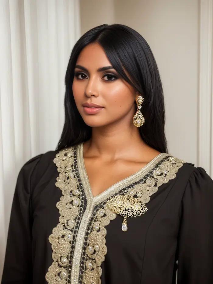 Ensemble de bijoux de mariage marocain pour mariée