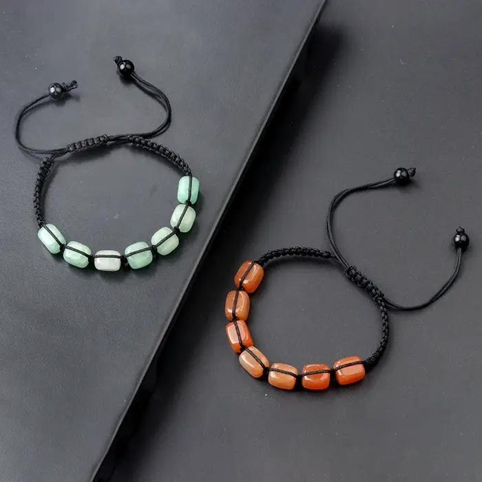 Bracelet en pierre naturelle et cristal