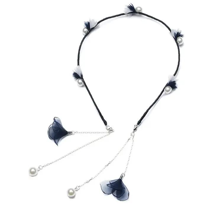 Boucle d'oreille à pampilles pour femmes et filles, cerceau à cheveux, bandeaux pour cheveux, banderole de lunette douce, bandeau de sauna ent plus foncé, accessoires de mode, nouveauté