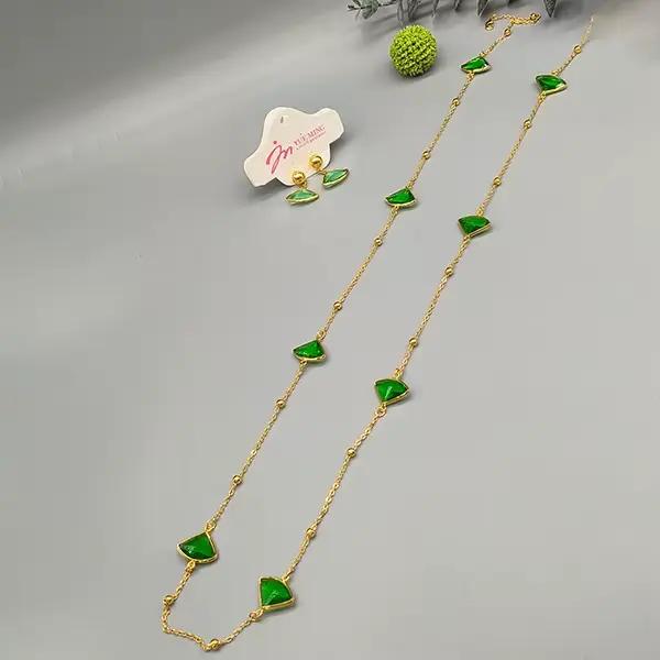 Ensemble de bijoux de couleur brésilienne pour femmes