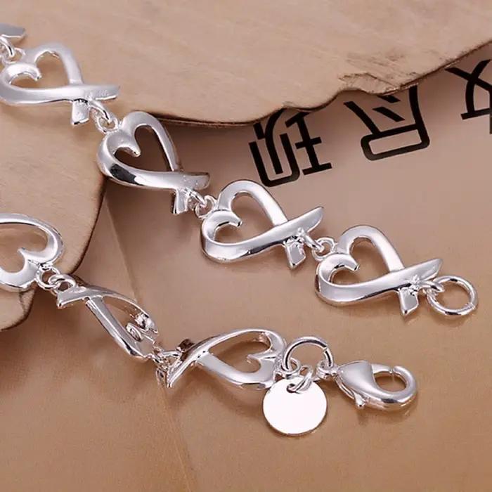 925 Bracelets en argent Sterling pour femmes de mariage dame mignon Noble jolis bijoux mode belle chaîne livraison gratuite cadeaux chauds