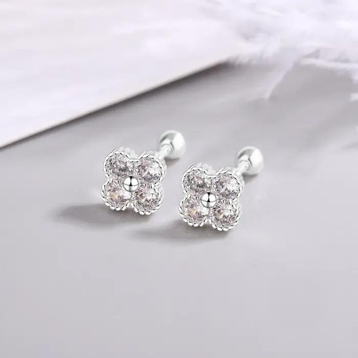 Boucles d'oreilles en argent Sterling 925 pour femmes