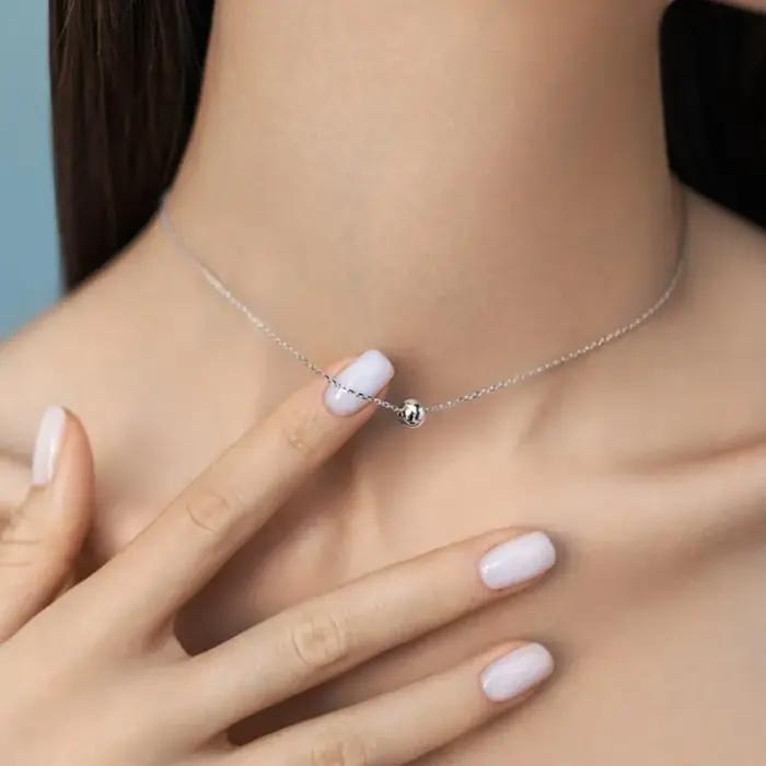 ANDYWEN – collier ras du cou en argent Sterling 925
