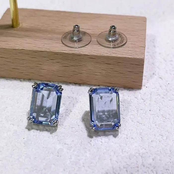 Boucles d'oreilles de haute qualité, nouvelle tendance, bijoux de marque de luxe originaux, brillants, pour Noël, anniversaire, fête, fiançailles, cadeau pour femme
