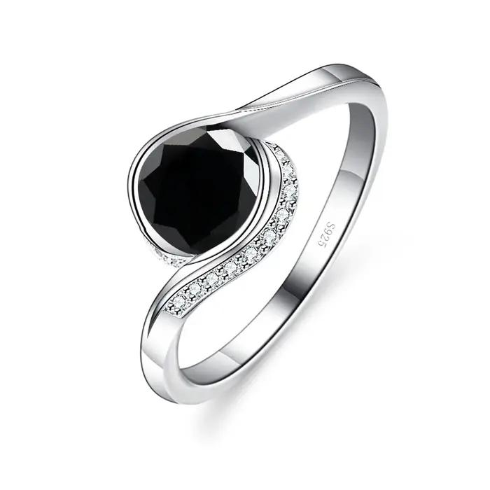 PomerceJelly-Bagues Moissanite en argent regardé 925 pour femmes, bijoux en diamant, GRA, ignorez VV