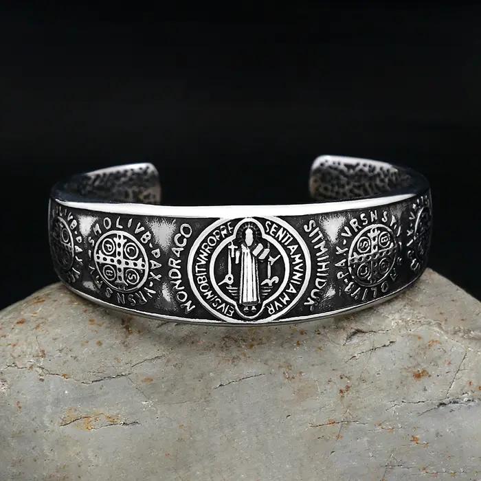 Bracelet exorcisme Vintage Saint benoît pour hommes et femmes