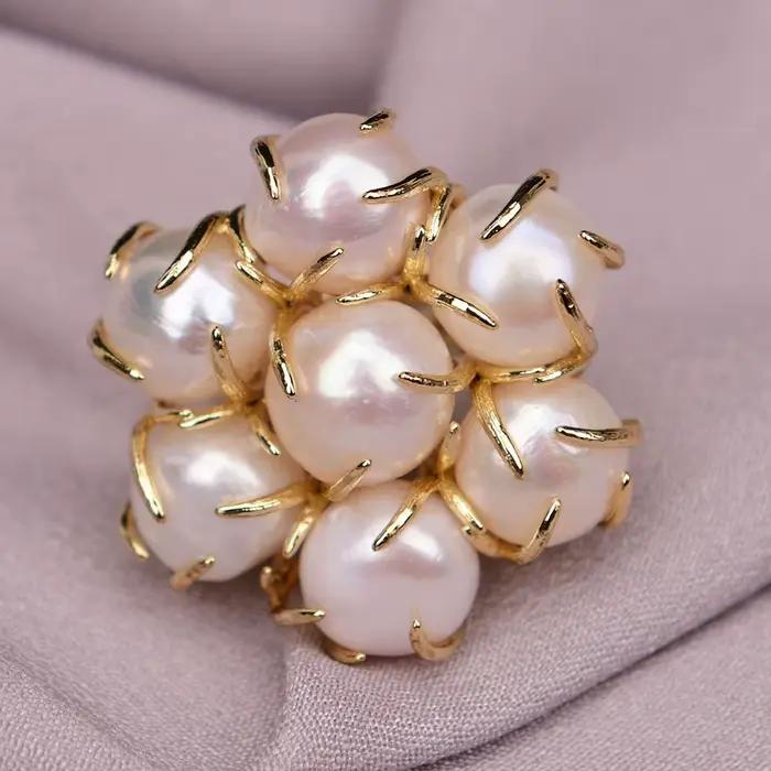Bague Ajustable Plaquée Or pour Femme